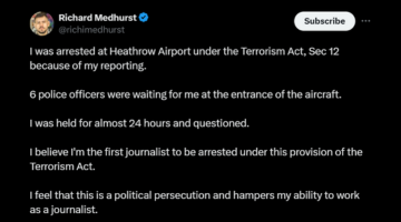 Richard Medhurst Discusses the Terrorism Act and the Criminalization of Journalism