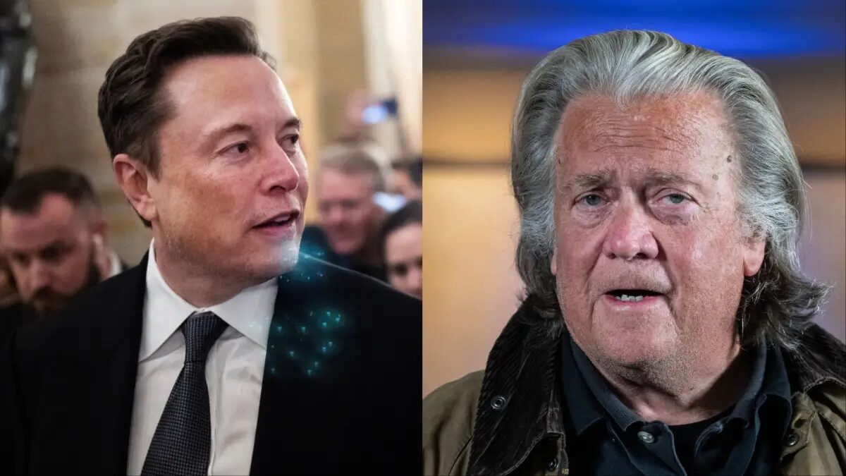 ‘Shut Up and Sit Down!’: Steve Bannon Torched for Ironically Declaring Elon Musk ‘Racist’ While Plotting to ‘Take Him Out’ By Trump’s Inauguration