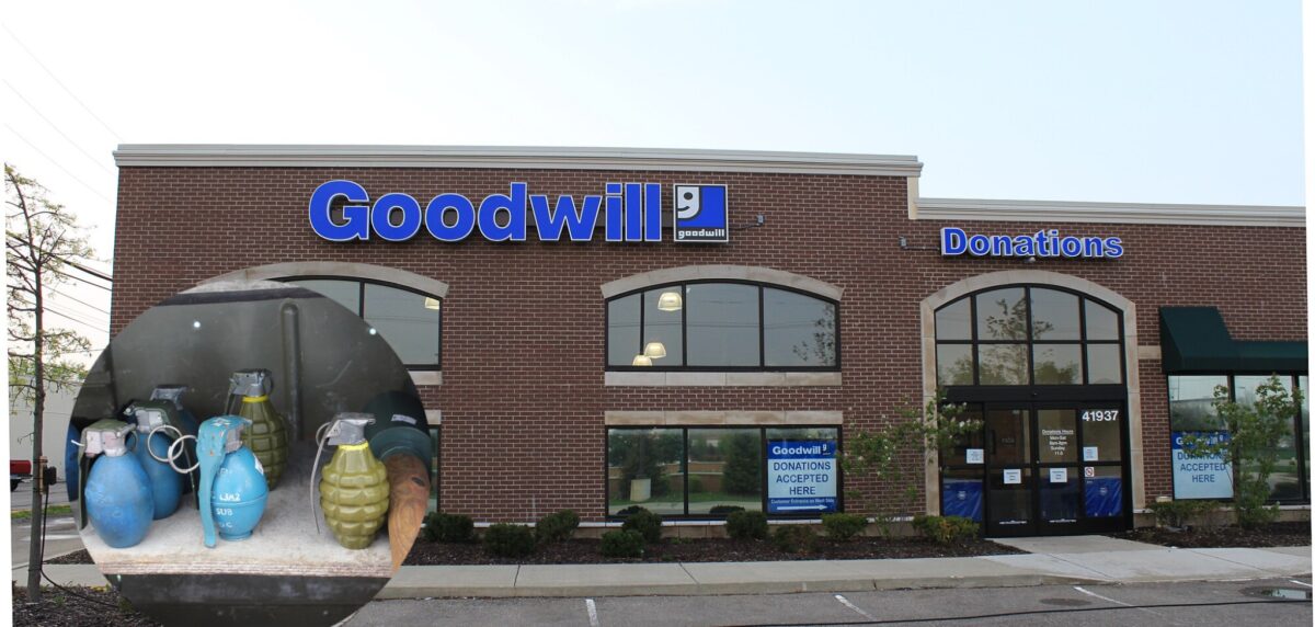 Donating Hand Grenades To Goodwill Isn’t Exactly Goodwill