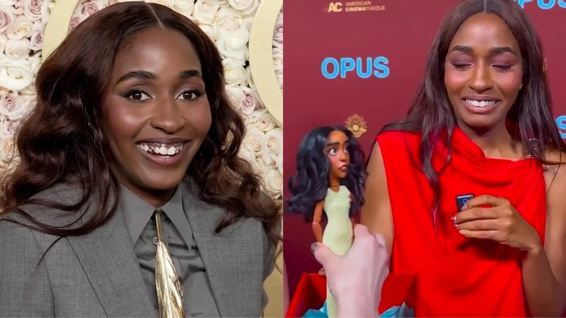 ‘We Don’t Play That!’: Actress Ayo Edebiri Has Extreme ‘Freak Out’ After Being Given a ‘Voodoo Doll’ on the Red Carpet
