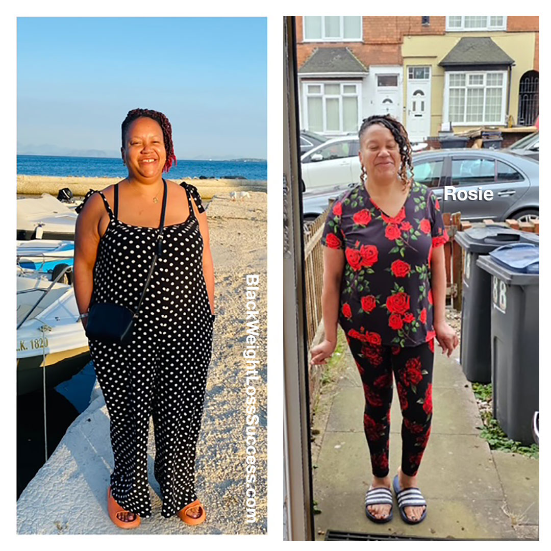 Rosie lost 47 pounds