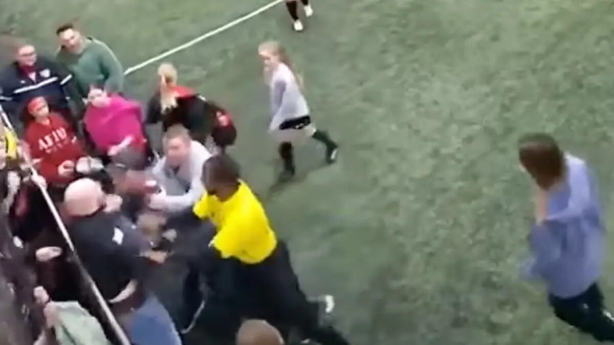 ‘Can’t Even Exhibit Self-Control’: Furious Off-Duty Massachusetts Cop Jumps on Field and Slams Coach Into Fence At Daughter’s Soccer’s Game, Driving a Little Girl to Tears, Video Shows