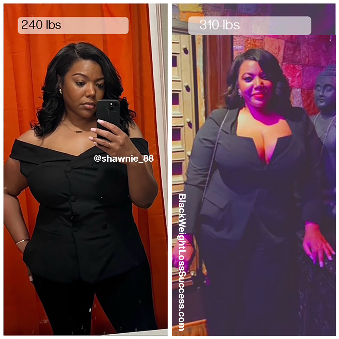 LaShawn lost 70 pounds