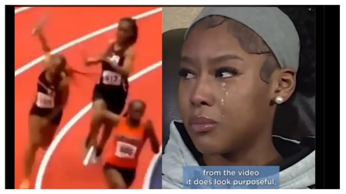 ‘You’re Physically Hurt, But You’re Not Thinking of My Mental!’: Virginia Runner Makes Tearful Plea for Sympathy After Admitting Video of Baton Incident ‘Looks Purposeful,’ Doesn’t Apologize