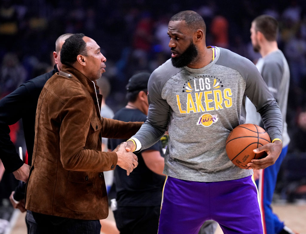 Stephen A. Smith Says LeBron James Confronting Him Was “Weak” And “Some Bullsh-t” As Social Media Fans The Flames