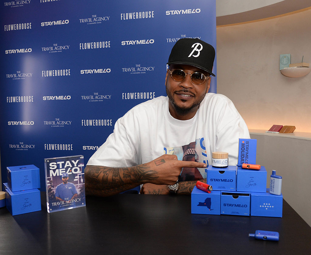The High Life: Carmelo Anthony Debuts New Cannabis Brand ‘STAYME70’ At The Travel Agency’s Fifth Avenue Store