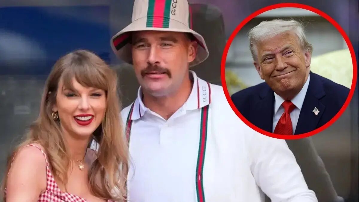 ‘What Did Taylor Do to Him?!’: Trump Taunts Travis Kelce with Wild Swipe at Taylor Swift While Saluting Eagles at White House