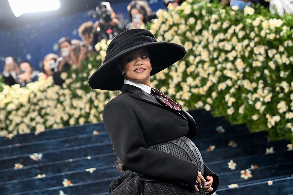 Third Times A Glam? Rihanna Officially Debuts Her Baby Bump At The Met Gala