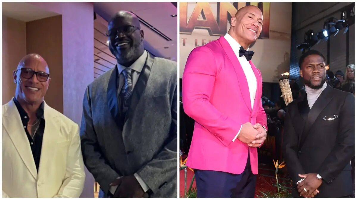 ‘Kevin, You Got 24 Hours to Respond’: Dwayne ‘The Rock’ Johnson’s Viral Interaction With Shaq Caused the WWE Superstar To Take a Shot At Longtime Co-Star Kevn Hart