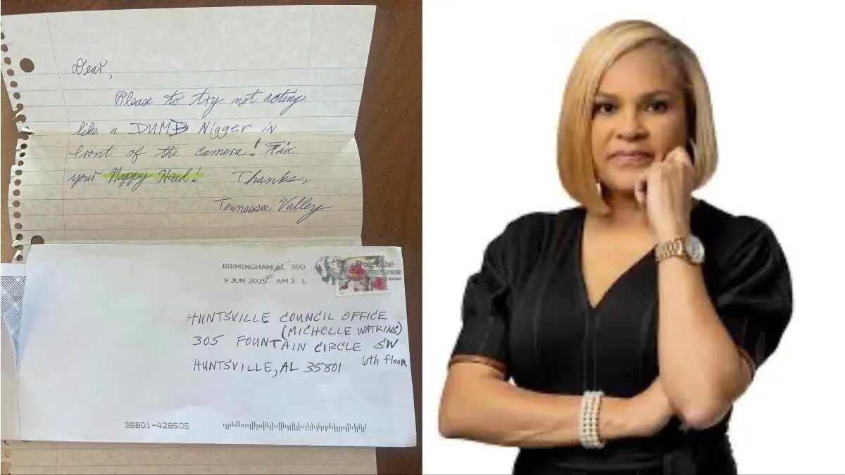 ‘Fix Your Nappy Head’: Alabama Officials Outraged Over Racist Letter Sent to Huntsville’s First Black Councilwoman