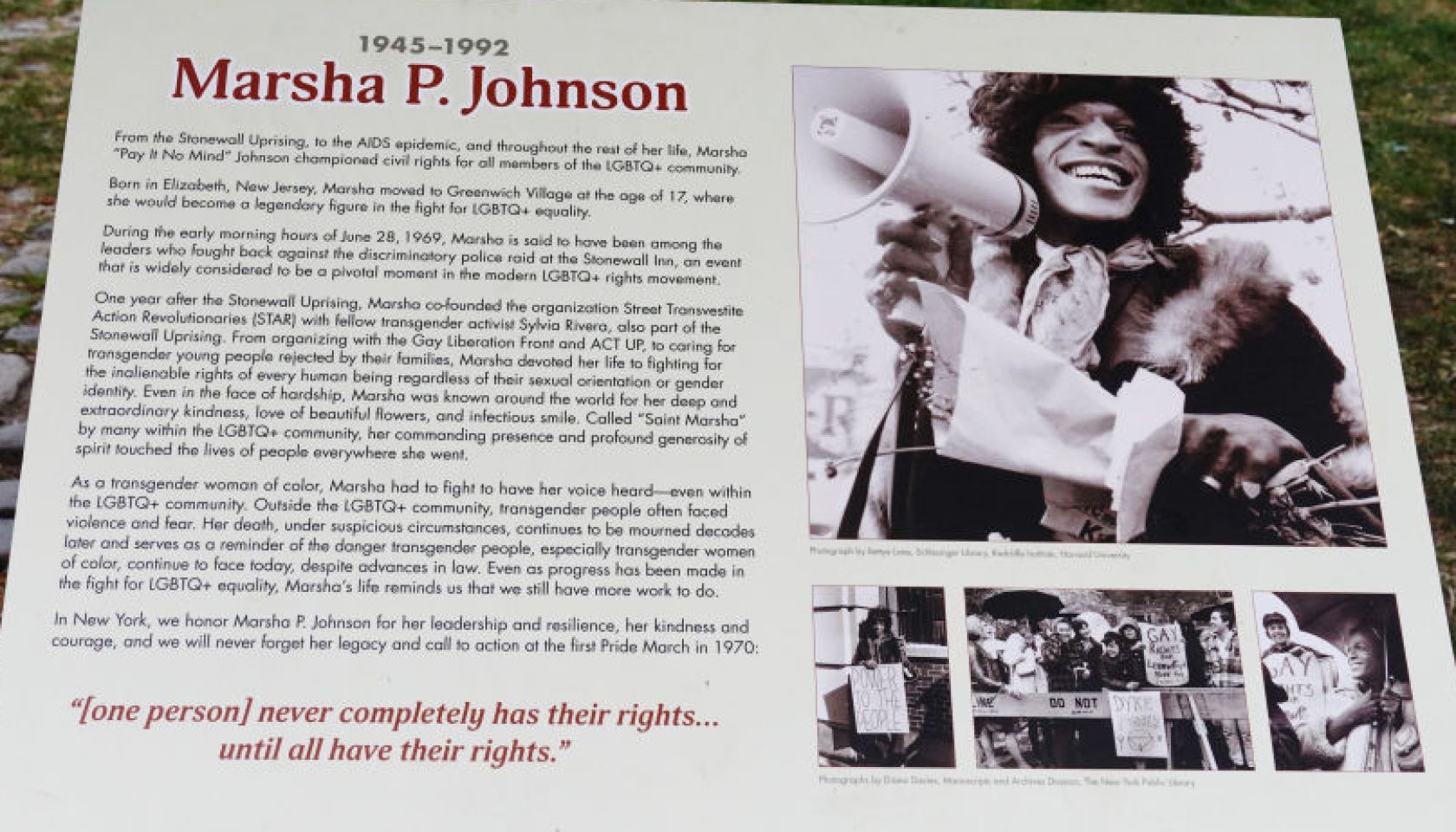 Marsha P. Johnson: The Black Pioneer Of Pride