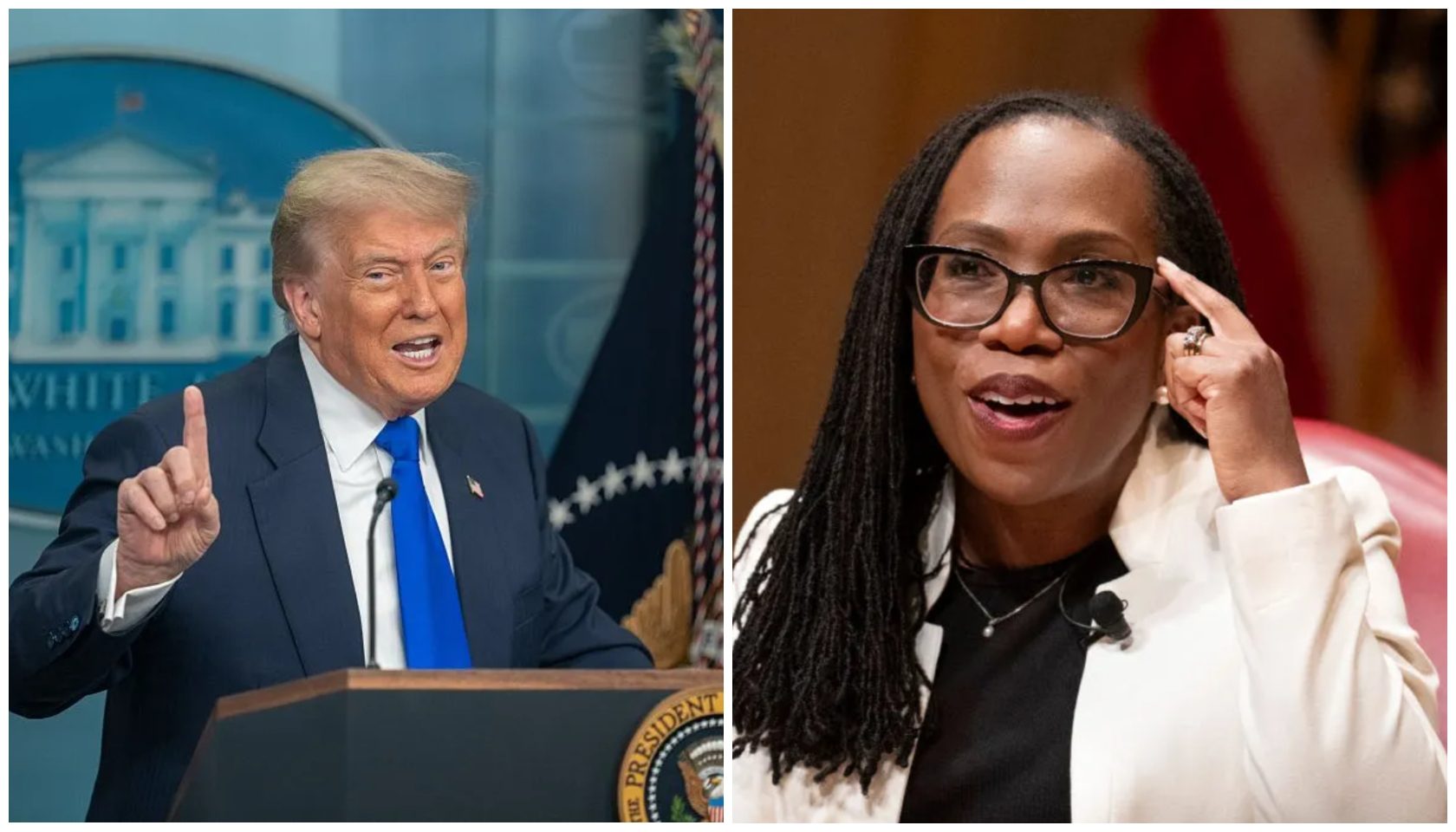 Justice Ketanji Brown Jackson Bashes President Trump’s Threat To Birthright Citizenship, Social Media Rips Him