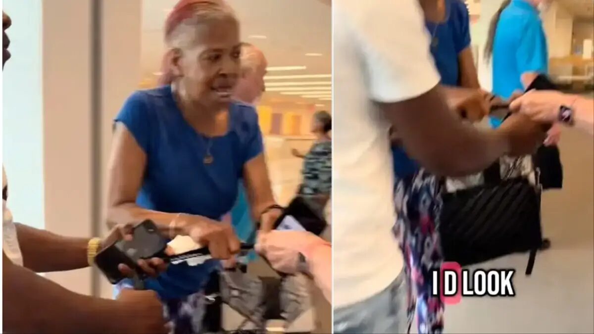 ‘Show Me an ID!’: White Woman Refuses to Let Go of Black Woman’s Purse in Chaotic Tug-of-War Until Grandma Steps In, Video Shows