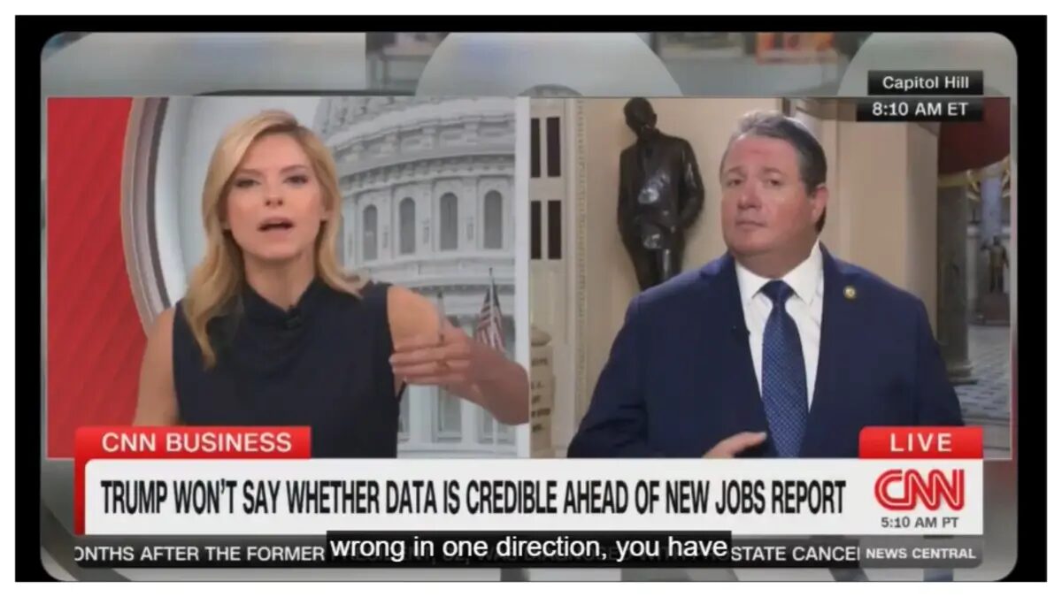 ‘Call It the Trump Effect’: CNN Host Cuts Off GOP Congressman After He Tries to Dismiss ‘Those Pesky Facts’ of Brutal Jobs Report with Bizarre Excuses