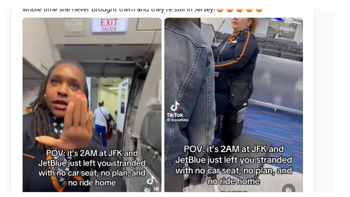 ‘Get Out of My Face!’: Viral Confrontation Over Car Seats Onboard JetBlue Flight Takes an Unexpected Turn as White Woman’s ‘Gotcha’ Moment Backfires
