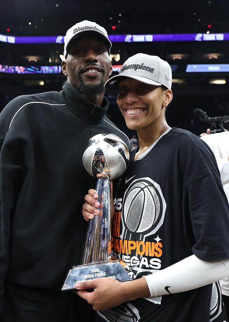 Love & Basketball (Championships): A’ja Wilson & Bam Adebayo Celebrate The Las Vegas Aces Dynasty, Put Their Love On Display