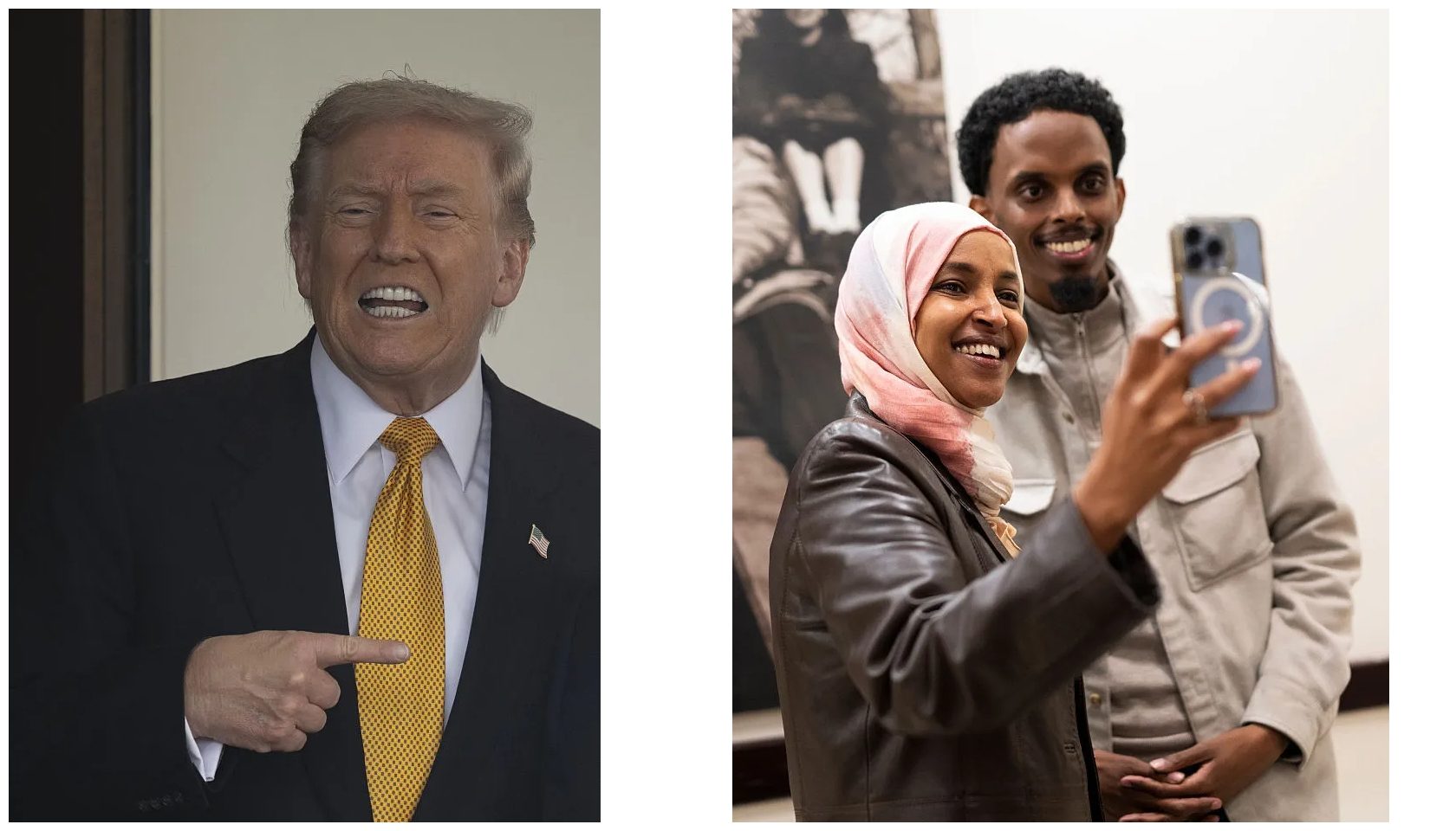 Trump Says Rep. Ilhan Omar Can’t Challenge Him On Constitution Because She’s ‘From Somalia’