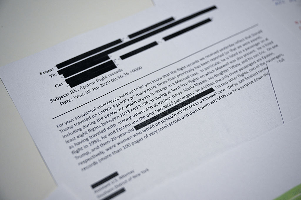 Shocker: Department Of Justice Couldn’t Even Properly Redact The Epstein Files 