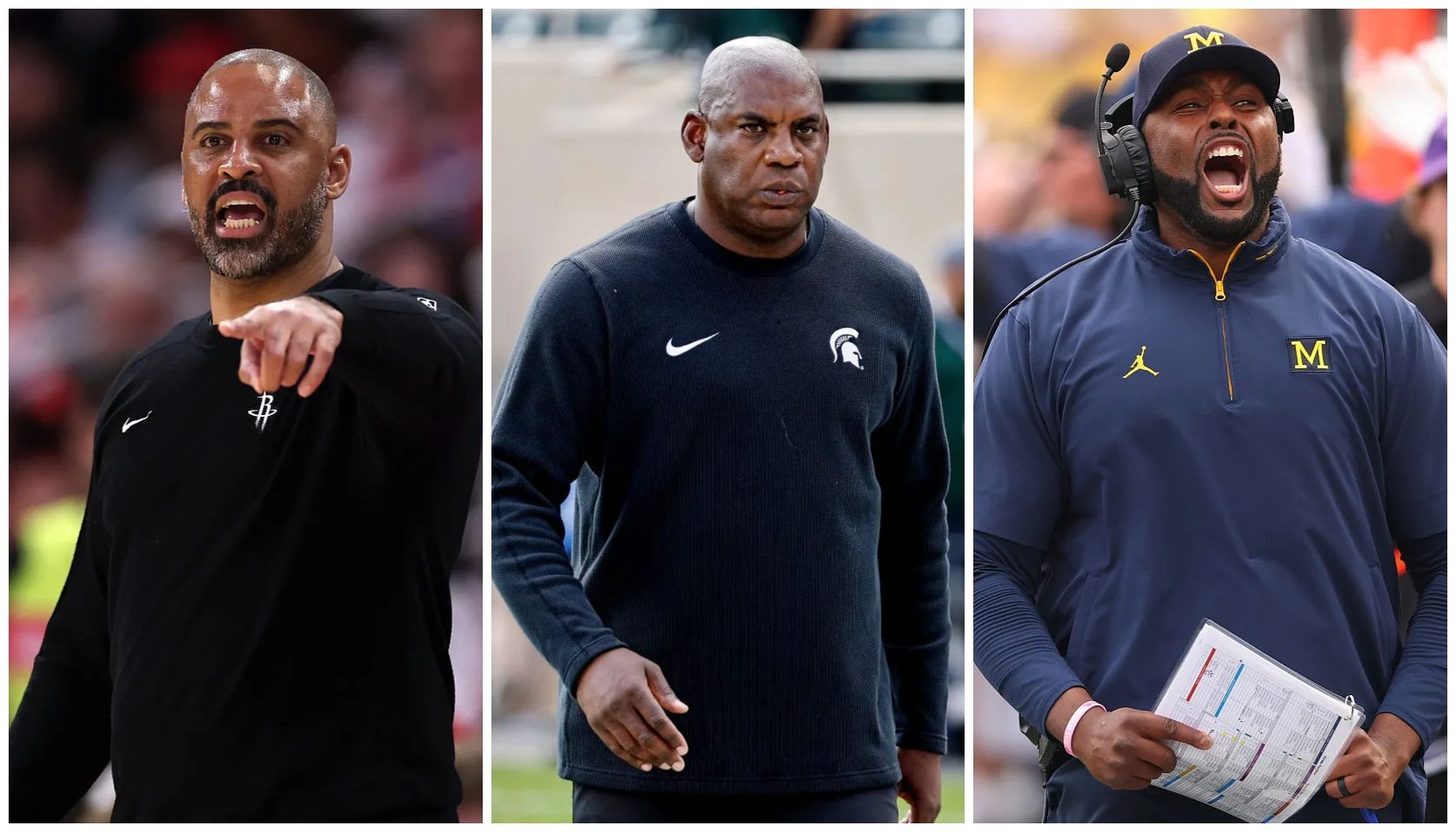 Ime Udoka And Mel Tucker Just Added Sherrone Moore To Their Group Chat