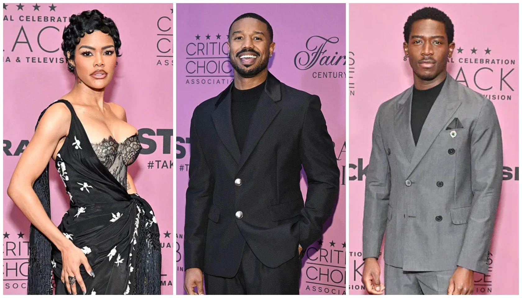 Seen On The Scene: Teyana Taylor, Michael B. Jordan & Damson Idris Sizzle & Shine At Critics’ Choice Celebration Of Black Cinema & TV Gala