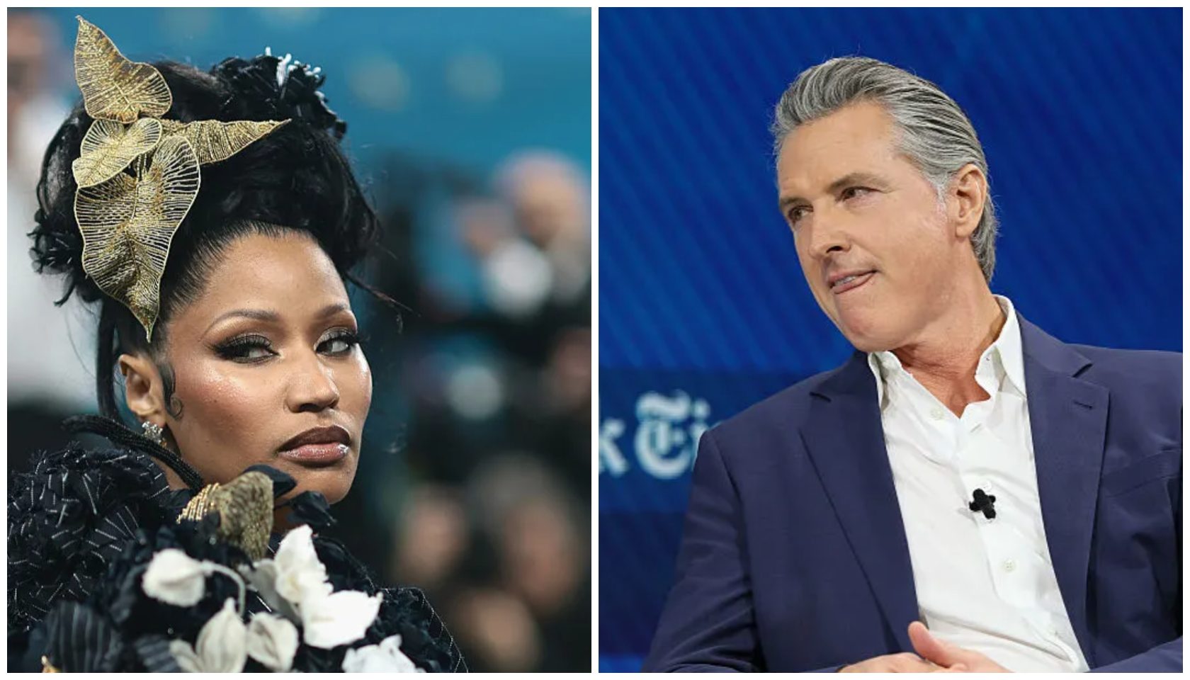 Nicki Minaj Clowns Gavin Newsom, Newsom’s Office Claps Back