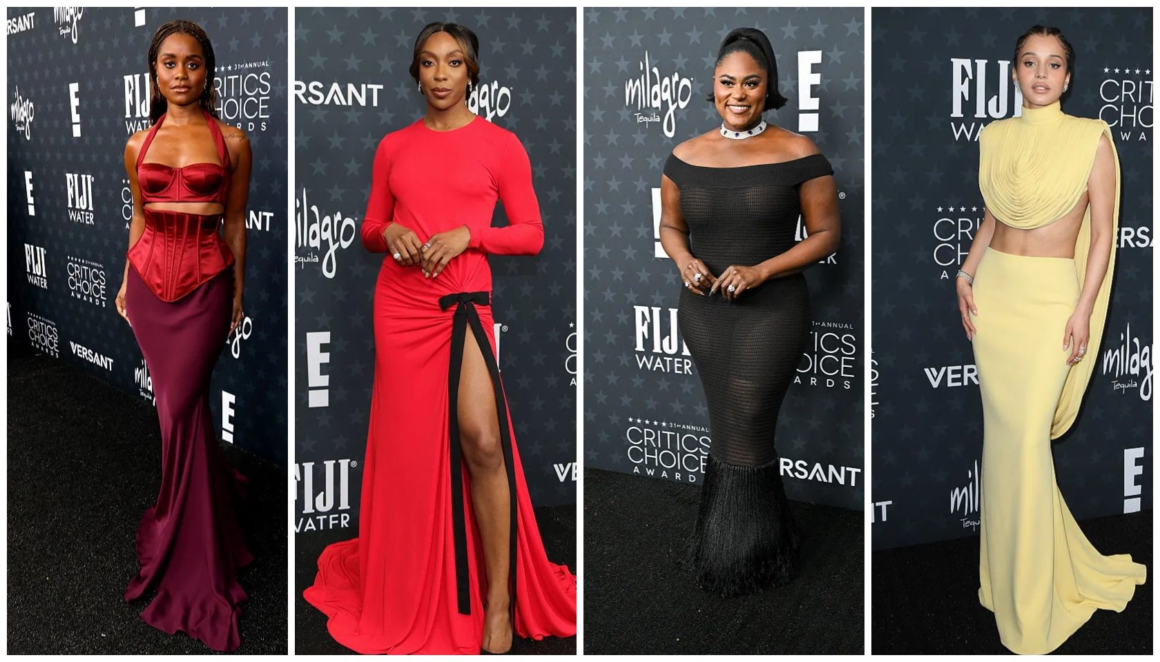 Red Carpet Rundown: Top Celebrity Looks From The 2026 Critics Choice Awards