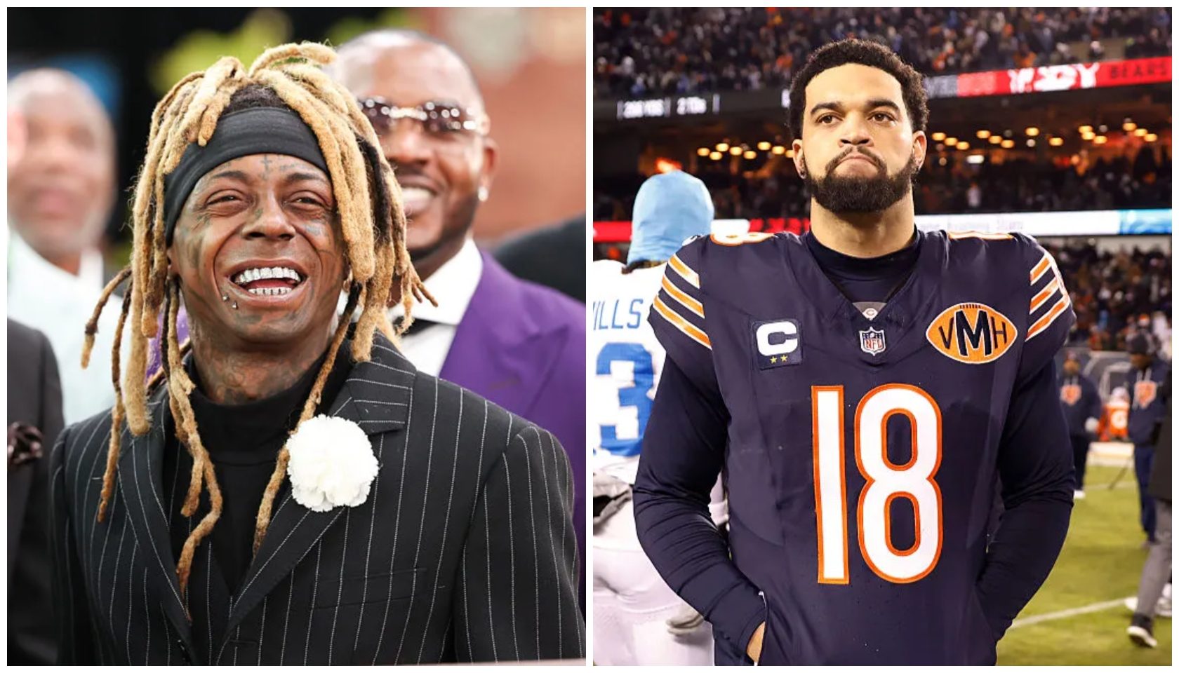 Lil Wayne Hates On Caleb Williams’ Painted Nails After Chicago Bears Win, Social Media Trolls Tunechi