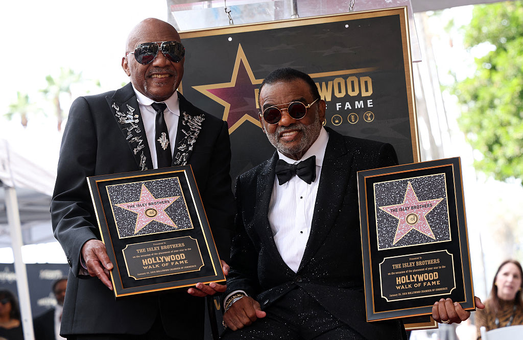 Isley Brothers Cement Legacy with Walk of Fame Star