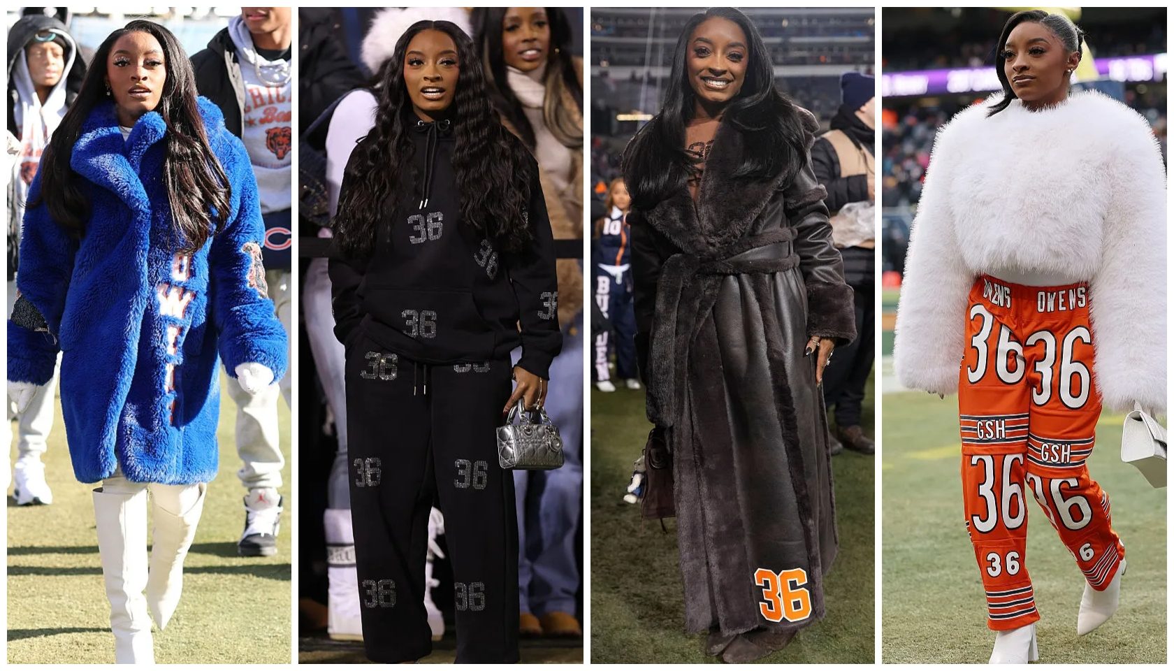 Simone Biles’ Sideline Looks Are A Masterclass In WAG Style