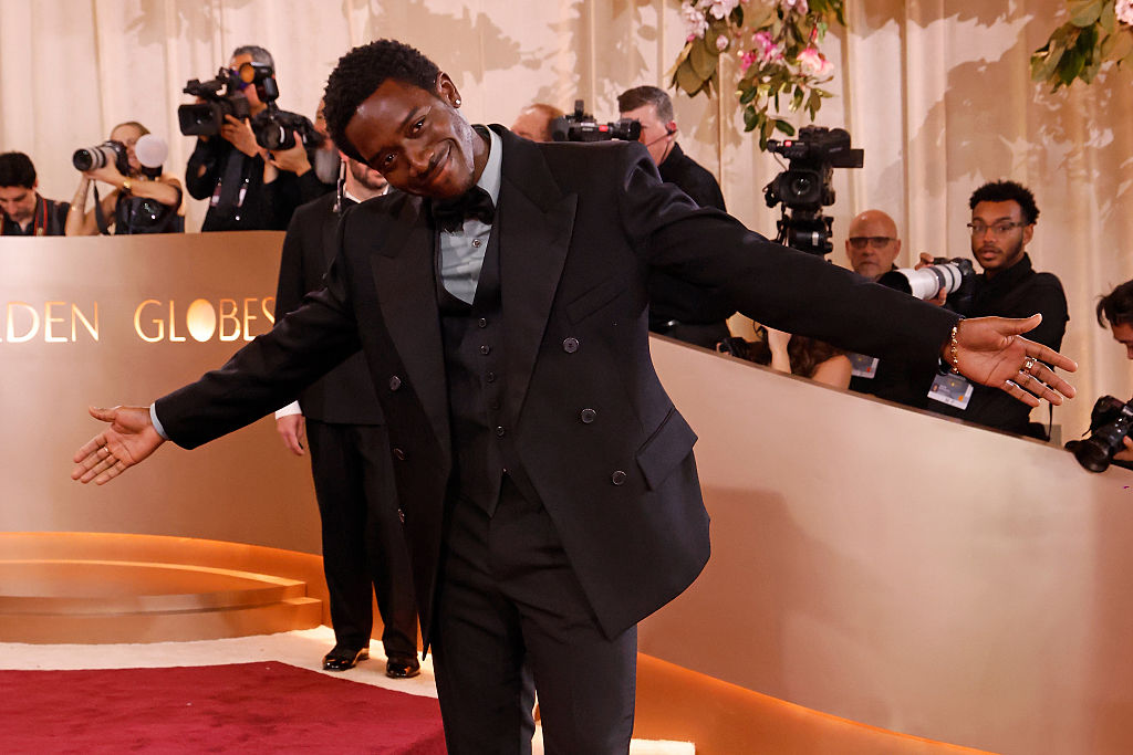 Damson Idris Side-Steps Question About Him Being The New Black Panther At Golden Globes