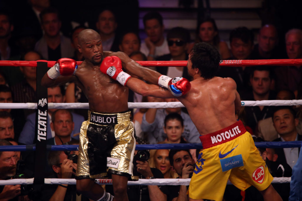 Floyd Mayweather Announces Manny Pacquiao Rematch & Fans Start Pocket Watching