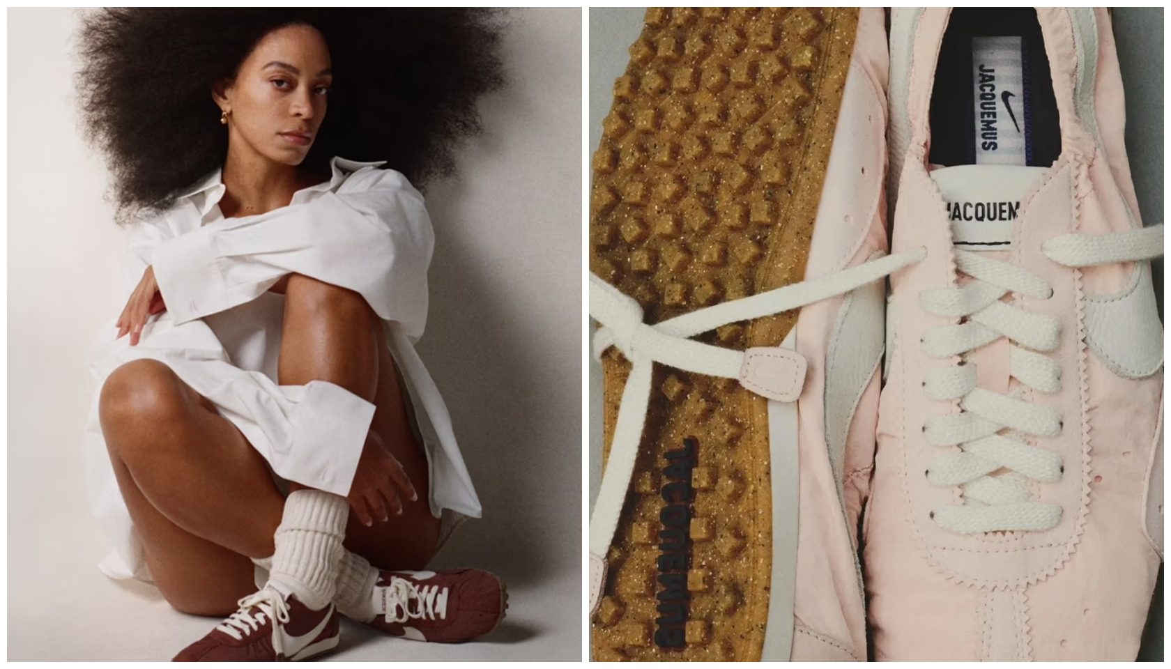 WHM: Solange Shows Style In Jacquemus x Nike Moon Shoe Campaign