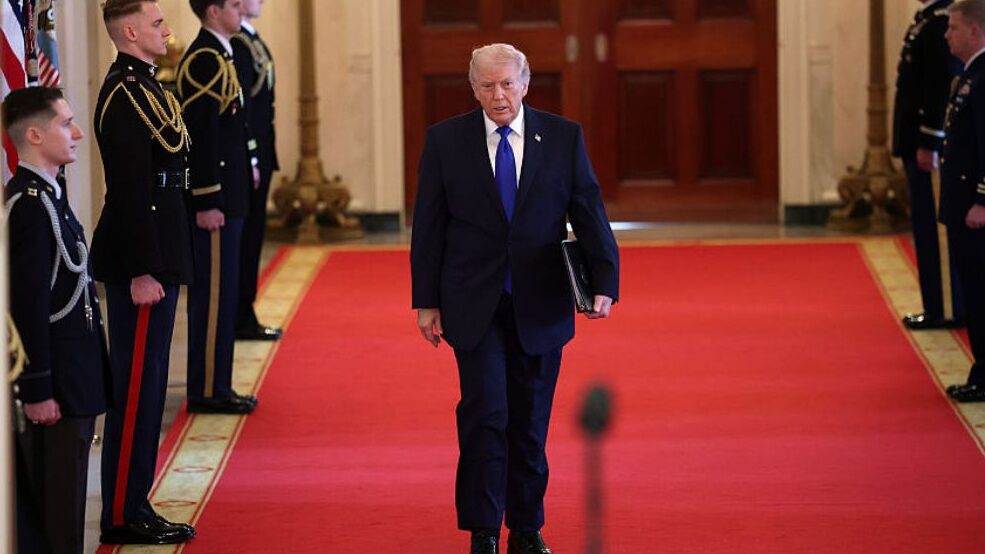 ‘They All Getting Cankles’: Trump’s Shoe Obsession Takes Strange Turn After He Gifts Them to Staff — Now the Brand’s Parent Company Is Suing