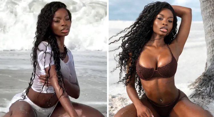 Serving Skin & Sand — Olandria Carthen Enters Her ‘Sportslandriaaaaa’ Era For Steamy ‘Sports Illustrated’ Swimsuit Debut