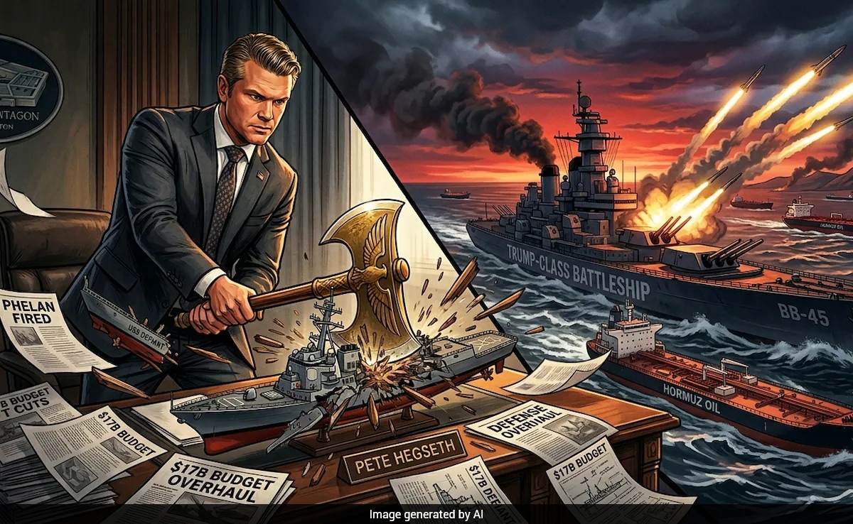 Pentagon Purge: Navy Secretary Axed. And $17 Billion Trump-Class Warship? – NDTV