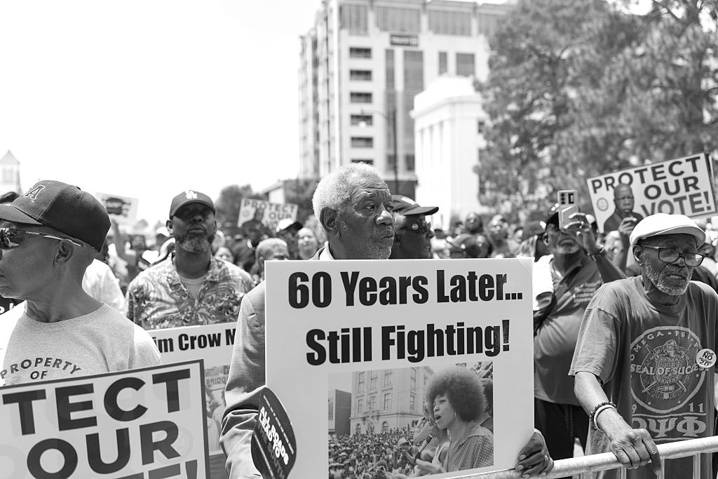 Same Bridge New Fight: Thousands Rally After SCOTUS Cuts Black Voting Rights