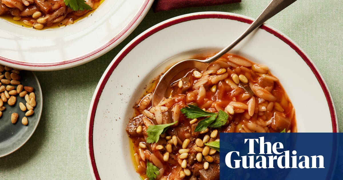 Georgina Hayden’s quick and easy recipe for caponata orzotto | Quick and easy