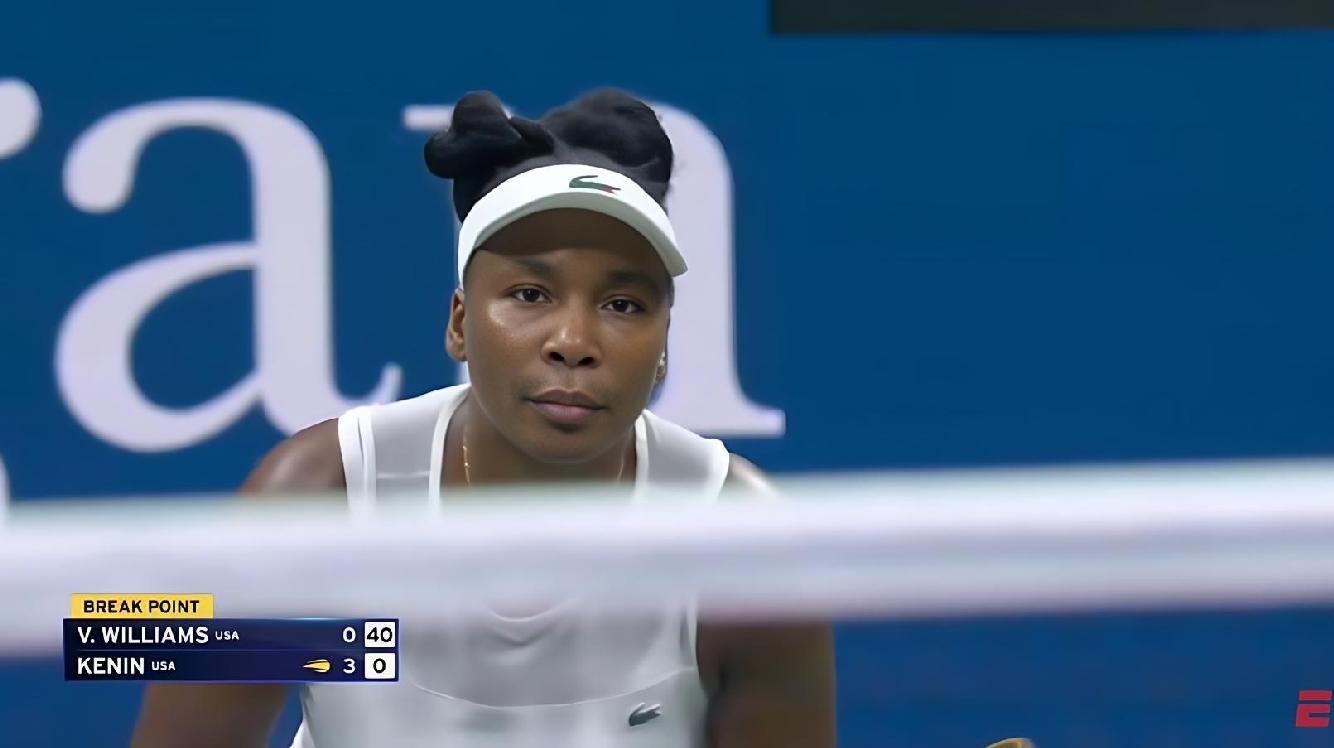 Venus Williams Down, But Not Out of US Open | WATCH