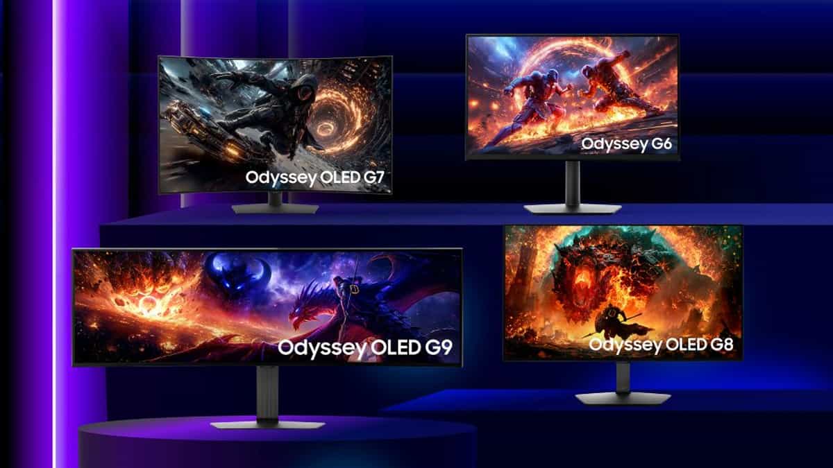 Samsung Odyssey G6 hits 1,100Hz refresh rate at Gamescom – t2online.in