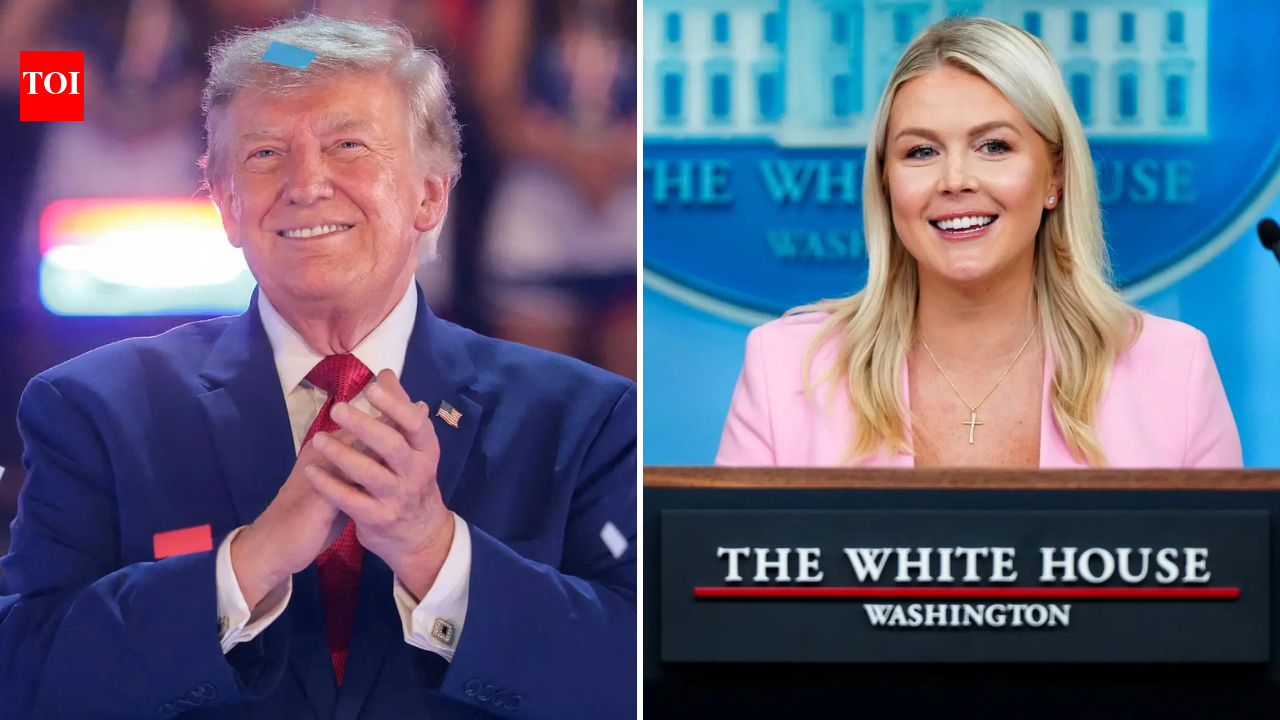 Trump announces Karoline Leavitt’s exit as White House press secretary – timesofindia.indiatimes.com