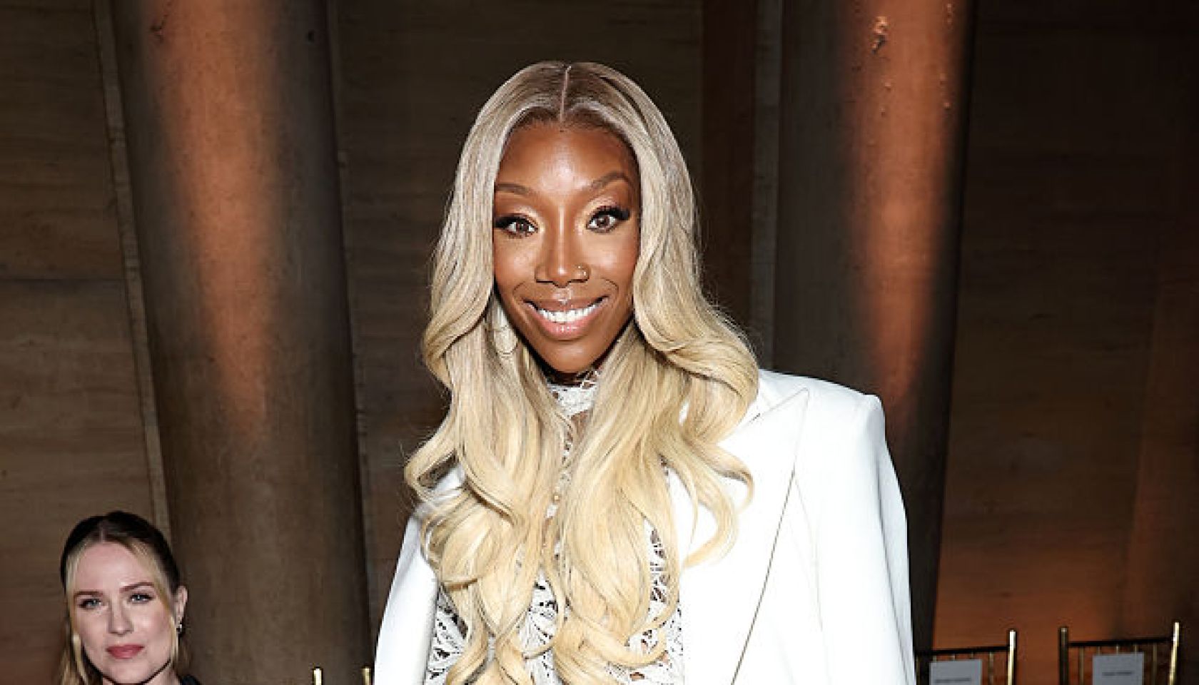 Brandy Debuts Bombshell Blonde Hair While Sharing A Sweet Sisterhood Moment At NYFW
