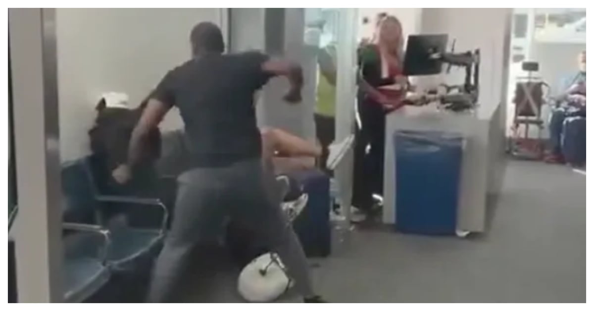 Black Traveler Punches Man After Airport Exchange Turns Racial | WATCH