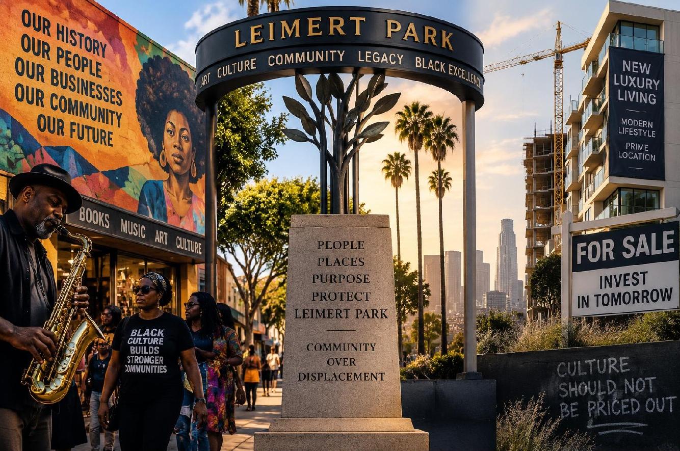 Earl Ofari Hutchinson: Gentrification, Not Barrio Athletics, is the Real Threat to Black Leimert Park | WATCH