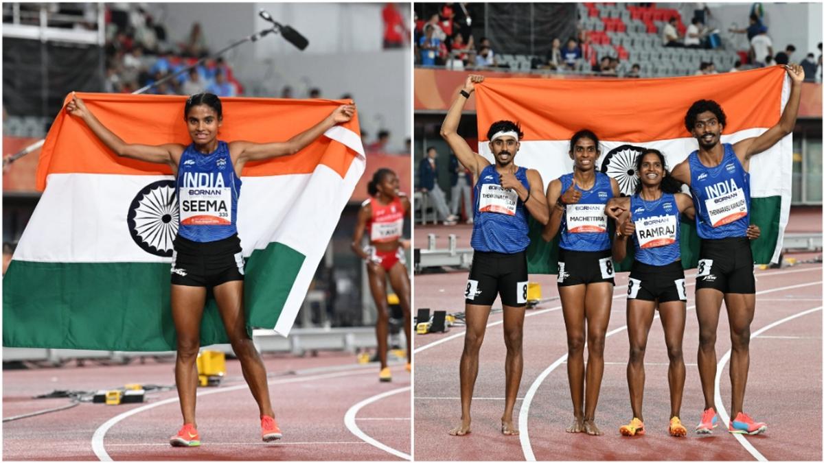 Asian Games 2026 Day 5 highlights: Seema wins bronze in women’s 10,000m final; 4x400m mixed relay team wins silver – The Hindu